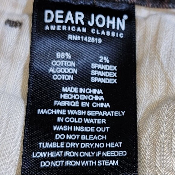 Dear John Gisele Mocha Leopard Brown High Wasted Skinny Jeans Size 29 - Picture 10 of 11